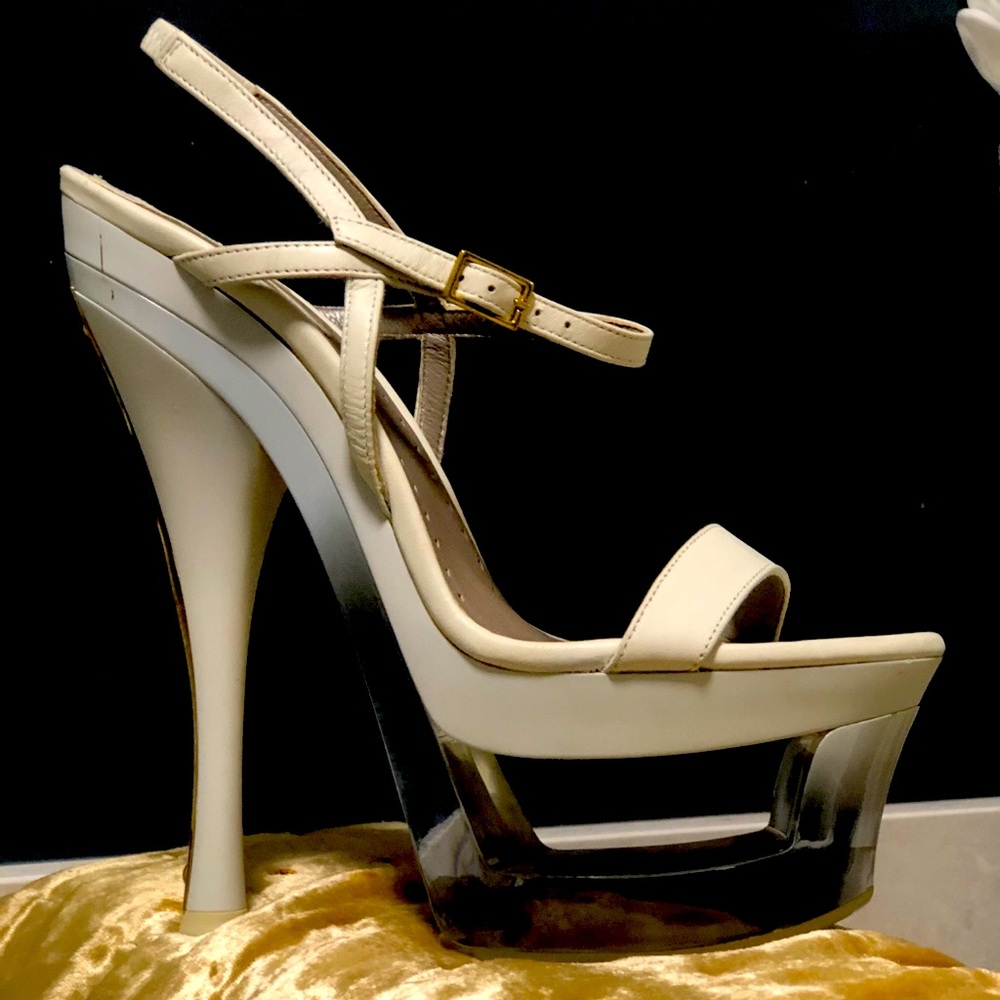 Versace Pump with Plexiglass Platform